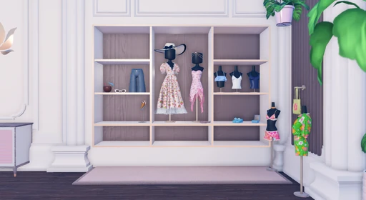 Summer Items Shelves