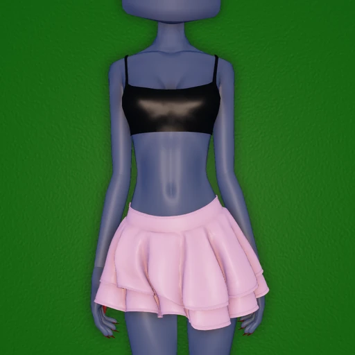 Layered Mini Skirt