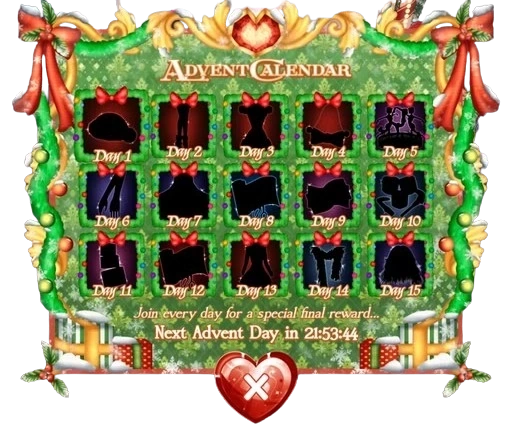 Advent Calendar 2024 UI (Incomplete)