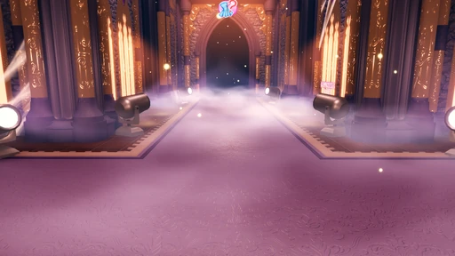 Runway during a Halloween theme (Gothic)
