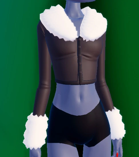 Fur Cuffed Cardigan