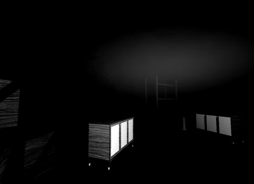 The other side of the cellar/basement. You can see lots of crates and drawers scattered everywhere.