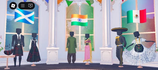 Scottish, Indian & Mexican Sets