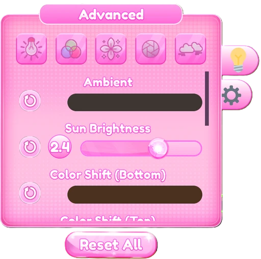 Advanced Capture Menu