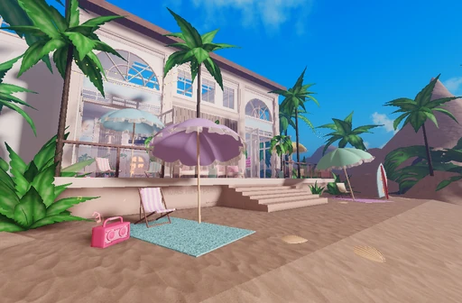 Outside