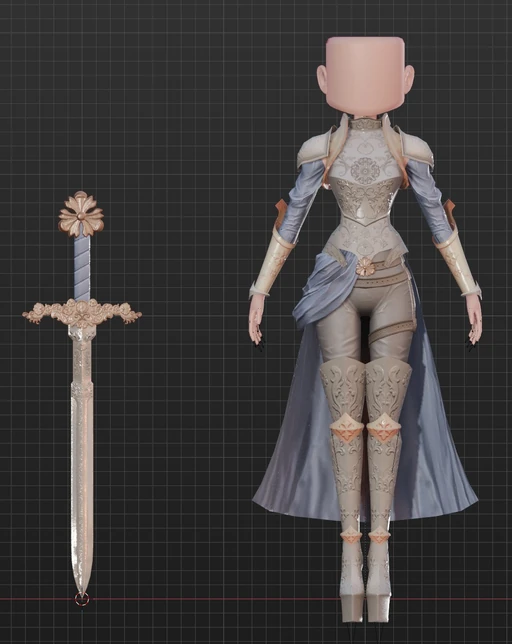 Angelic Warrior Set - Rework Non-render ver.png