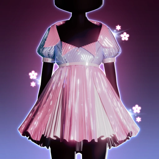 Babydoll Striped Dress