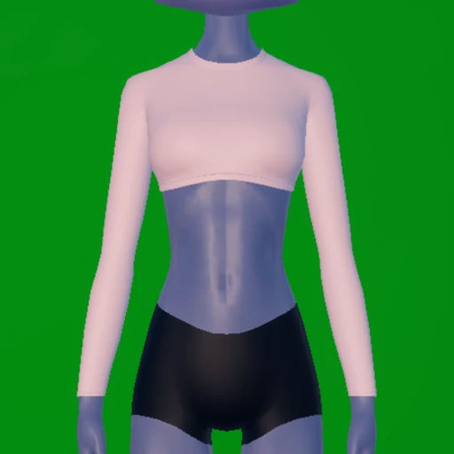 Long Sleeve Cropped Shirt