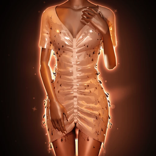 Beige Dress