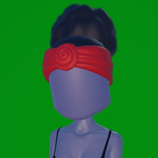 Black Bun With Bandana - Toggle 1