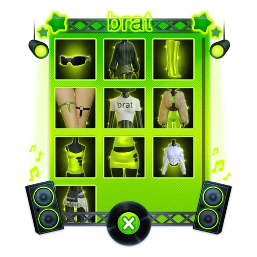 The in-game UI for the Brat chest after interacting with it in the Valentine's 2025 update.