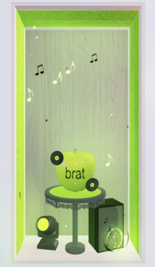 The Brat Chest seen in the Valentine's 2025 update before being moved back into the Dressing Rooms.