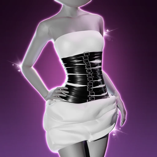 Buckle Glam Dress