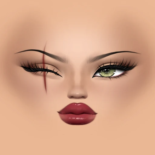 Captain Scarlett's Makeup