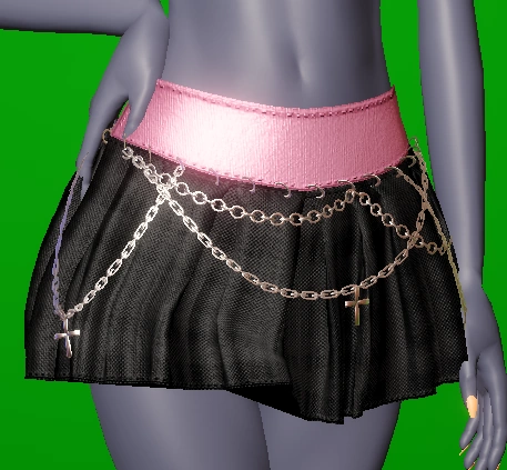 Chained Cross Skirt - F .png