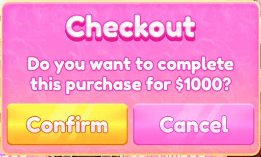 Purchase Confirmation UI