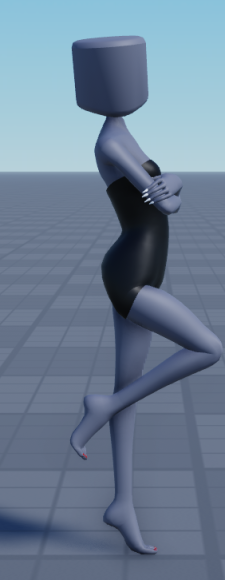 "Confident" pose variant