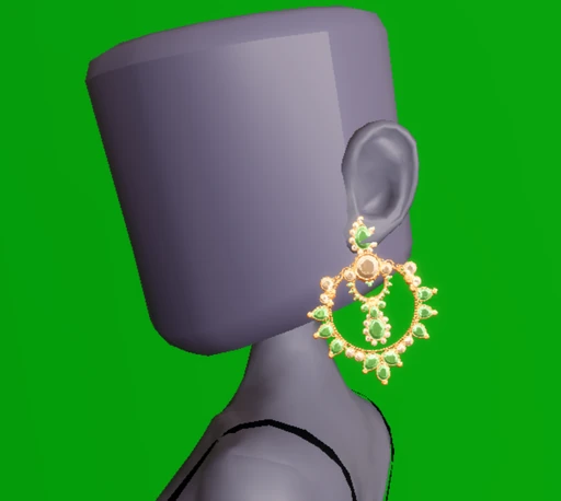 Cultural Earrings W Mathing headpiece.png