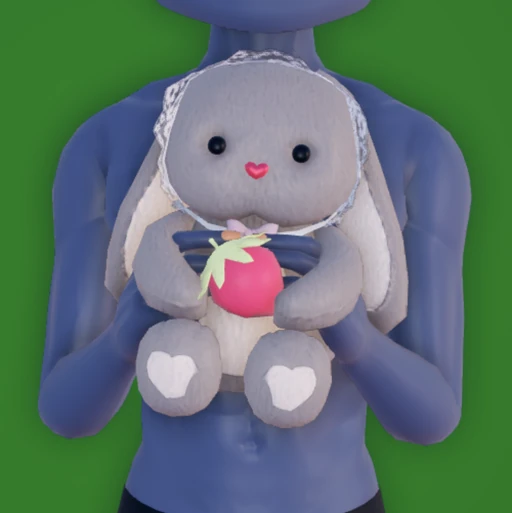 Easter Bunny Strawberry Plushie - M - Toggle 1.png