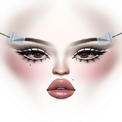 Taped Eyebrows Makeup