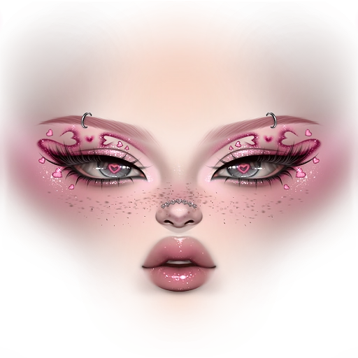 Romantic Heart Eyes Makeup