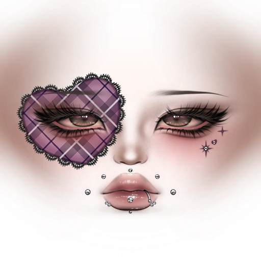 Piercing Heart Eye Makeup