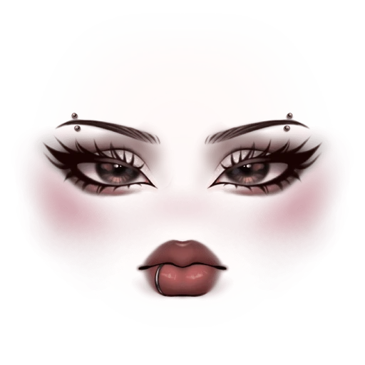 Pierced Lip Makeup
