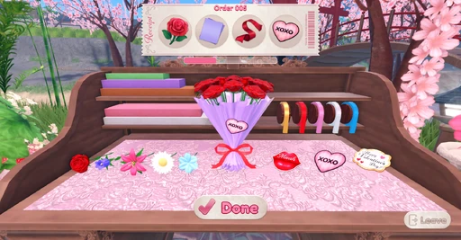 Flower Arranging UI