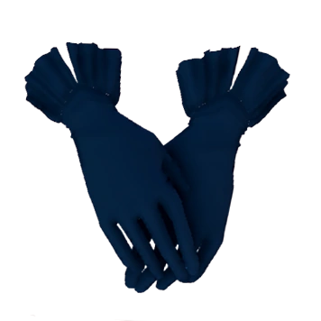 Frilled Gloves