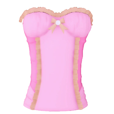 Frill Trim Corset