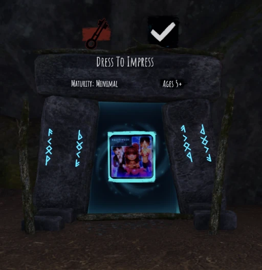 Portal in the Roblox Event Lobby