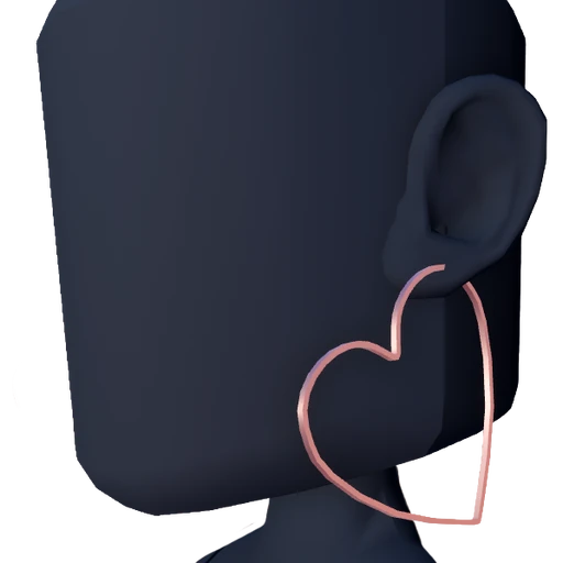 Heart Hoop Earrings