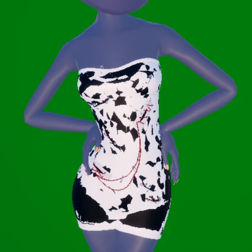 Lana Glitched Dress