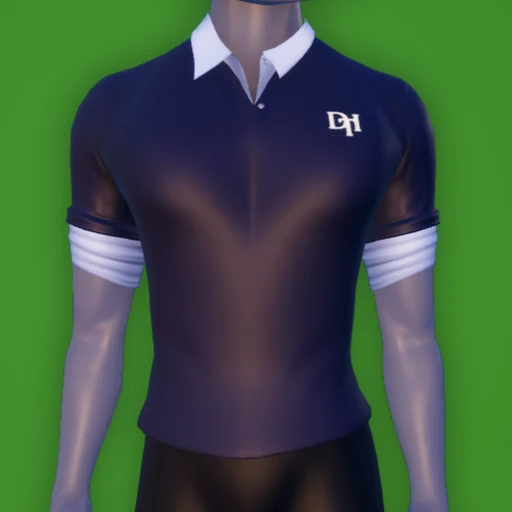 Layered Polo T-Shirt - M - Toggle 1.png