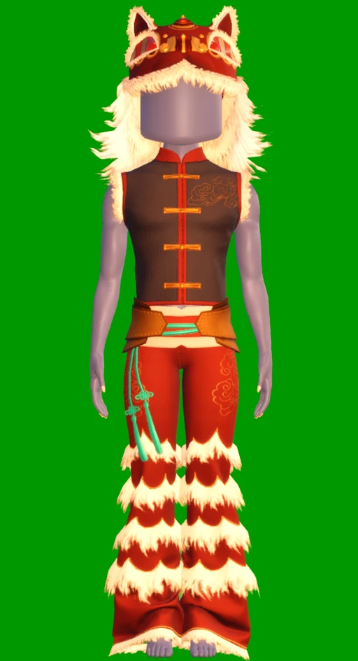 Lion Dancer Set