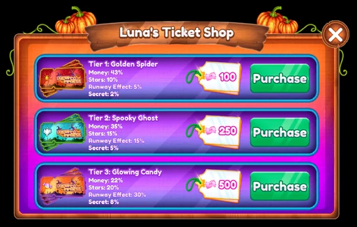 Luna's Ticket Shop