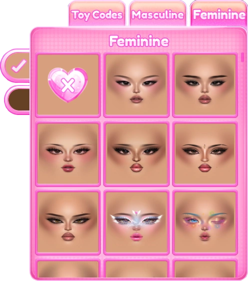 Classic Makeup Menu
