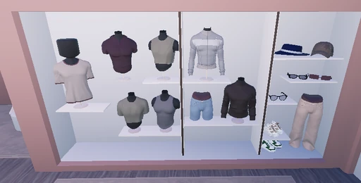 Male Clothing Area