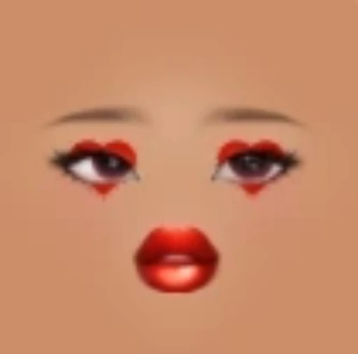 Old valentines face