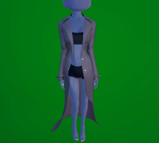 Open Trench Coat - Default