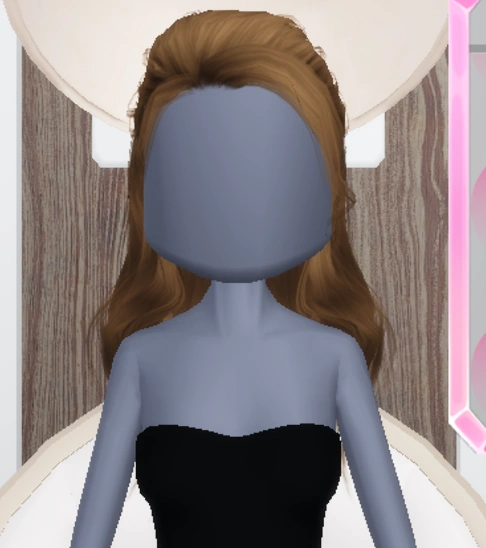 Removed brown hair