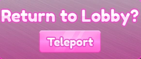 The Return to Lobby UI after being eliminated during a round.