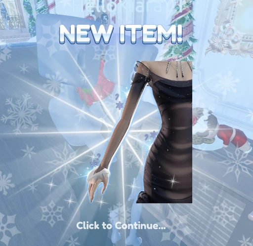 Item reward popup