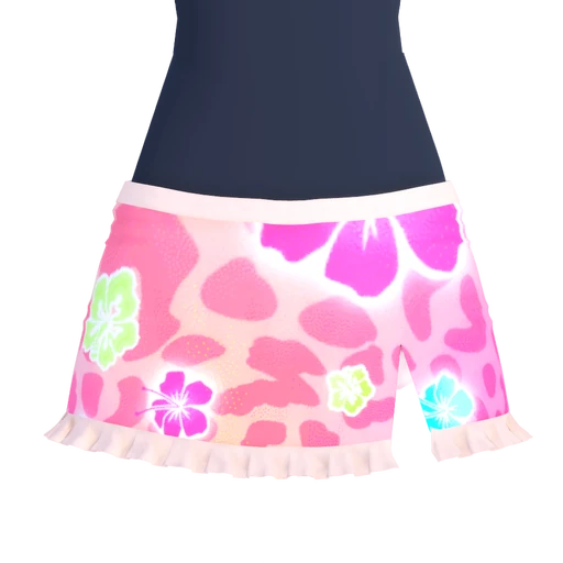 Ruffled Beach Mini Skirt