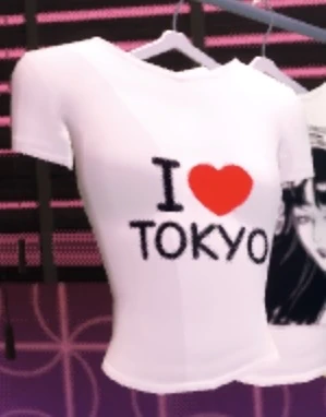 Scrapped (I ❤️ Tokyo) Toggle to Fem T-Shirt