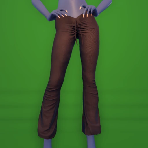 V-Cut Bell Bottoms