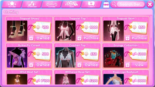 Clothing Section