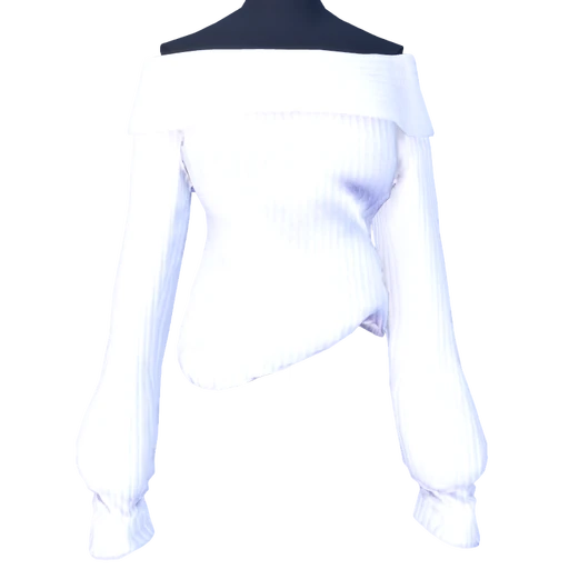 Shoulderless Sweater