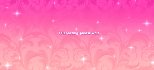 Style Showdown's teleporting screen when teleporting from the Style Showdown lobby.