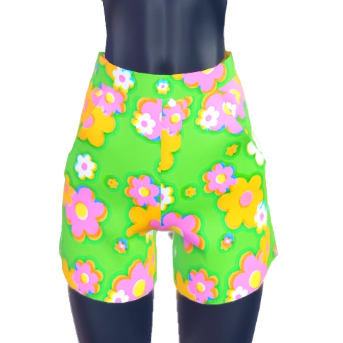 Beach High Waisted Shorts